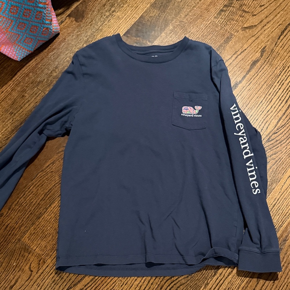 Boys vineyard vines golf print long sleeved shirt